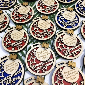 Медали с покраской