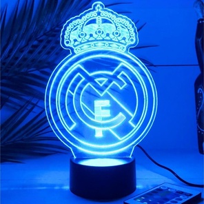 3D Светильник FC Real Madrid